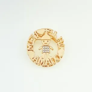 PINGENTE MANDALA MEU FILHO AMADO CRISTAL