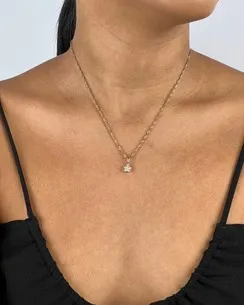 PINGENTE ESTRELA PONTO DE LUZ ZIRCONIA