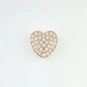 PINGENTE CORACAO CRAVEJADO MICRO ZIRCONIA