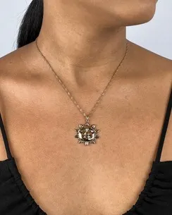 PINGENTE ROSTO SOL LISO