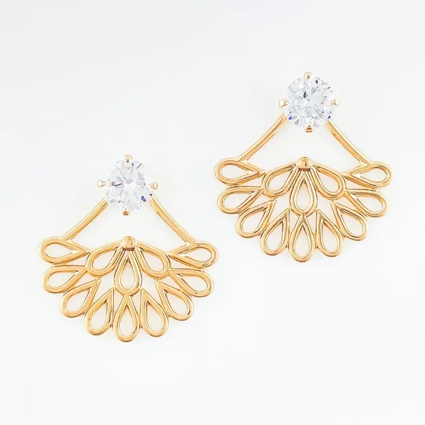 BRINCO EAR JACKET BASE ZIRCONIA