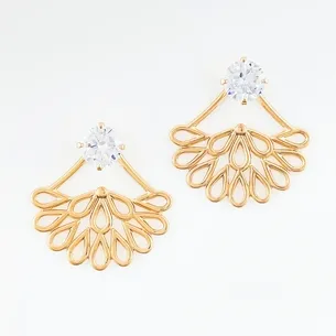 BRINCO EAR JACKET BASE ZIRCONIA