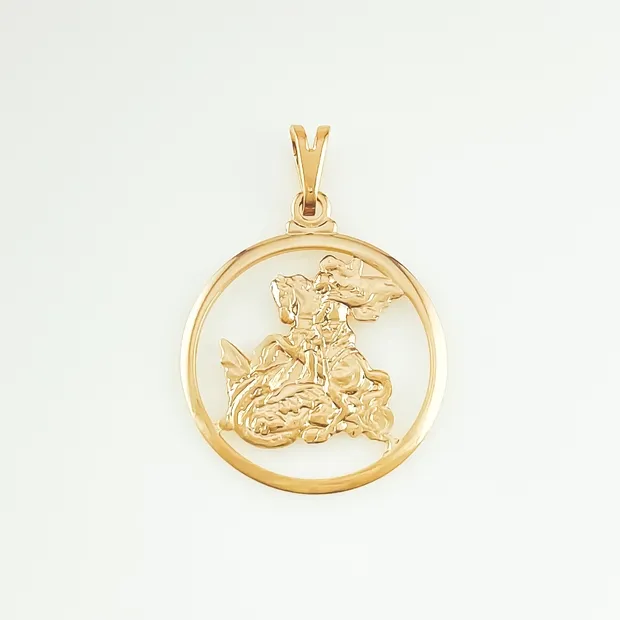 PINGENTE MANDALA SAO JORGE