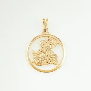 PINGENTE MANDALA SAO JORGE