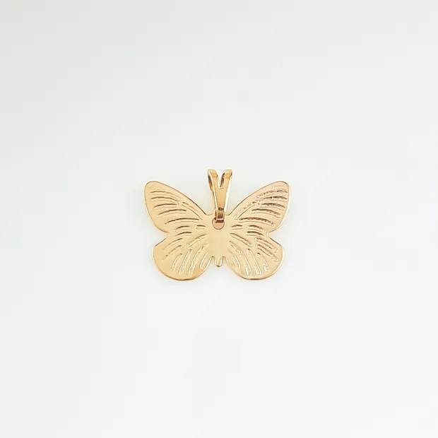 PINGENTE BORBOLETA ESTAMPADA