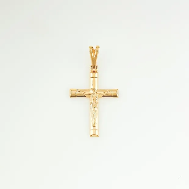 PINGENTE CRUCIFIXO COM IMAGEM