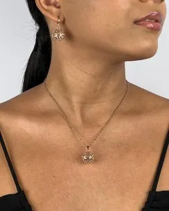 CONJUNTO BOLA TELA LISA VAZADA