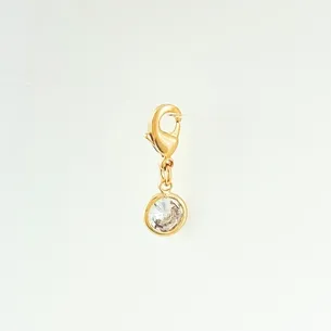 PINGENTE ZIRCONIA PARA CORRENTE, PULSEIRA E TORNOZELEIRA.