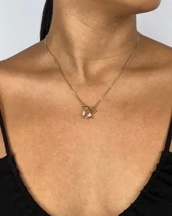GARGANTILHA CASAL CRAVEJADO MICRO ZIRCONIA