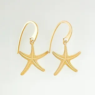 BRINCO GANCHO COM ESTRELA DO MAR