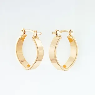 BRINCO ARGOLA GOTA LISA LARGA