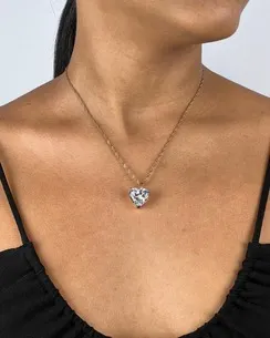 PINGENTE CORACAO COM ZIRCONIA