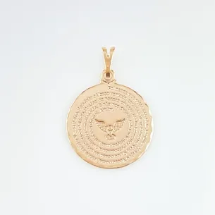 PINGENTE MANDALA PAI NOSSO COM ESPIRITO SANTO