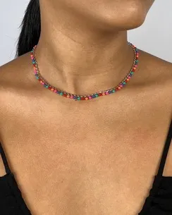 CORRENTE CHOKER COLORIDA