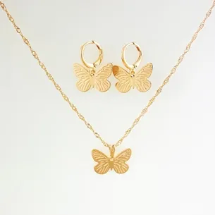 CONJUNTO TRANQUETA COM BORBOLETA