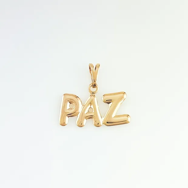 PINGENTE PAZ LISO