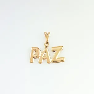 PINGENTE PAZ LISO
