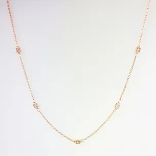 COLAR FIO ZIRCONIA QUADRADA
