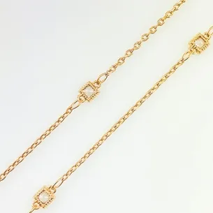 COLAR FIO ZIRCONIA QUADRADA