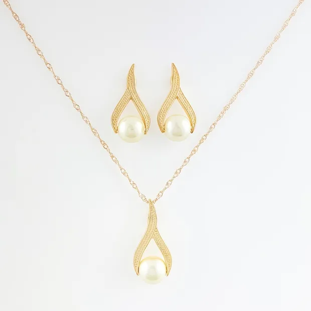 CONJUNTO COM PEROLAS