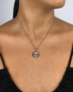 PINGENTE MANDALA ESTAMPADA ESPIRITO SANTO