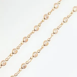 CORRENTE CHOKER COM ZIRCONIA CRISTAL