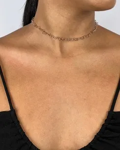 CORRENTE CHOKER ELO CORACOES