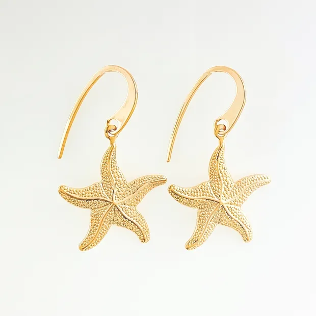 BRINCO GANCHO COM ESTRELA DO MAR