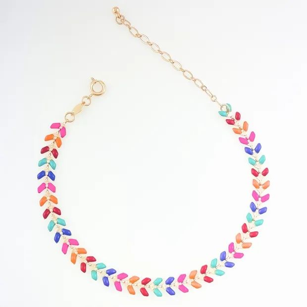 PULSEIRA RABO DE PEIXE COLORIDO FEMININA