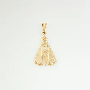 PINGENTE NOSSA SENHORA ESTAMPADA VAZADA