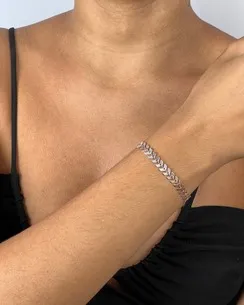 PULSEIRA RABO DE PEIXE ESTAMPADO FEMININA
