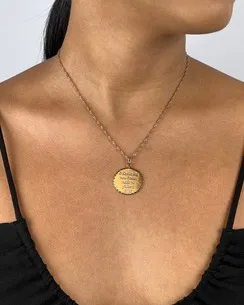 PINGENTE MANDALA LISA COM SALMO 23