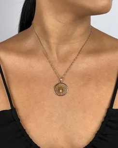 PINGENTE MANDALA COM ESPIRITO SANTO