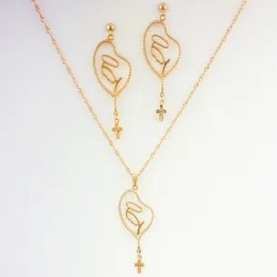 CONJUNTO TERCO COM ROSTO NOSSA SENHORA