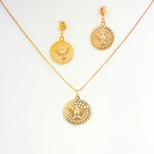 CONJUNTO MANDALA COM ESPIRITO SANTO