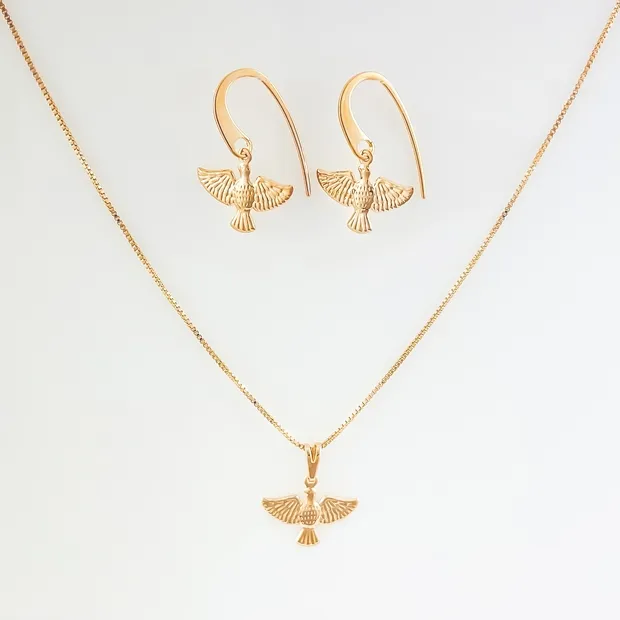 CONJUNTO GANCHO COM ESPIRITO SANTO