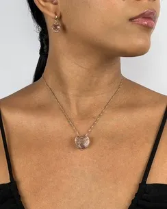 CONJUNTO TRANQUETA CORACAO NUDE E MICRO ZIRCONIA