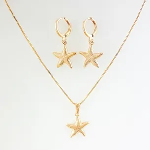 CONJUNTO TRANQUETA COM ESTRELA DO MAR