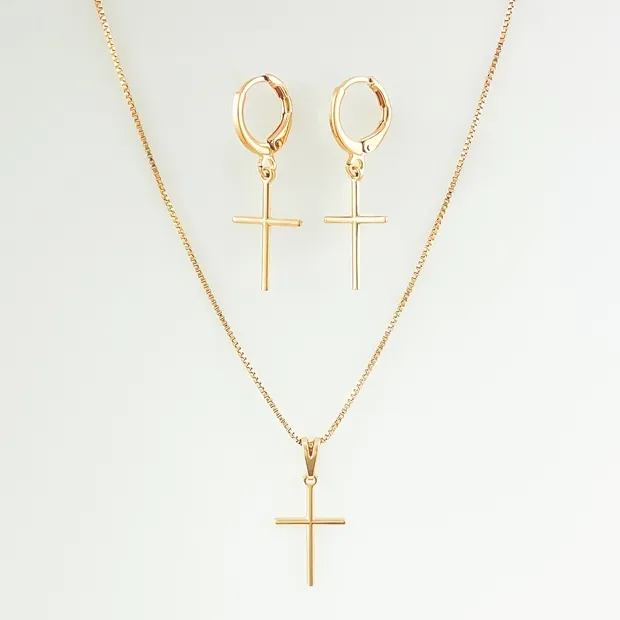 CONJUNTO TRANQUETA COM CRUZ