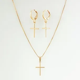 CONJUNTO TRANQUETA COM CRUZ