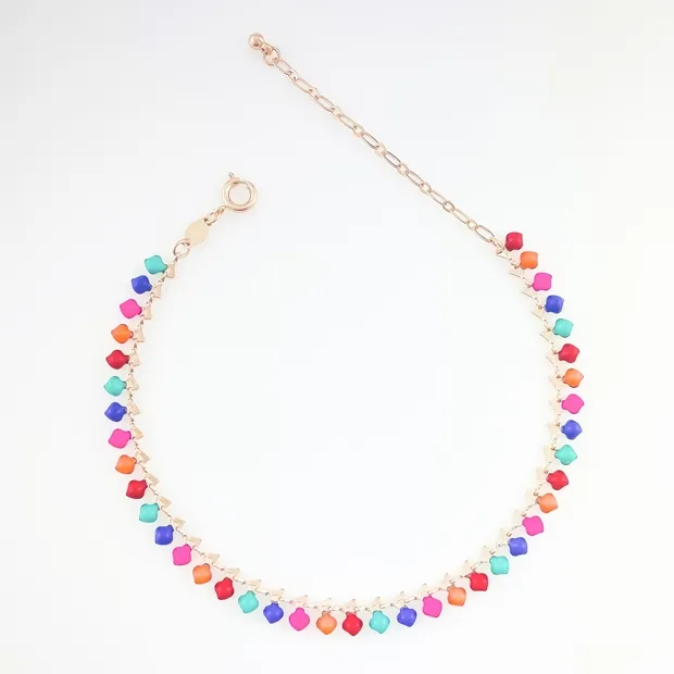 PULSEIRA COM RESINA COLORIDA FEMININA