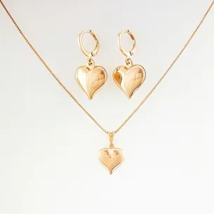 CONJUNTO TRANQUETA COM CORACAO LISO