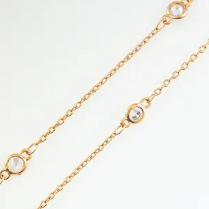 COLAR TIFFANY COM ZIRCONIA REDONDA